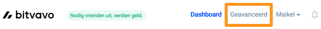 Bitvavo geavanceerd