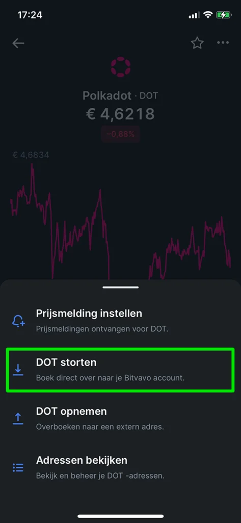 DOT storten